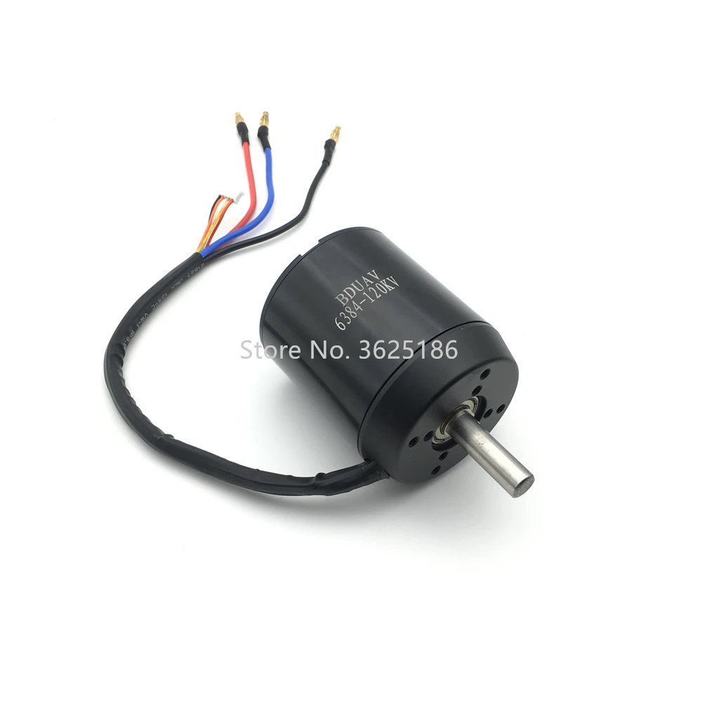 6384 Brushless Motor Sensored - 6384 มอเตอร์ไร้แปรงถ่าน BLDC แบบเอาท์รันเนอร์ 120KV 24-36V