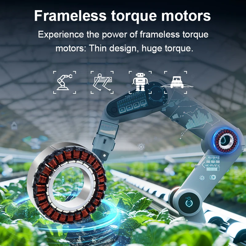 มอเตอร์ไร้โครง 48V 1500rpm 267 - Direct Drive Servo Motor Robotics บทวิจารณ์และราคา