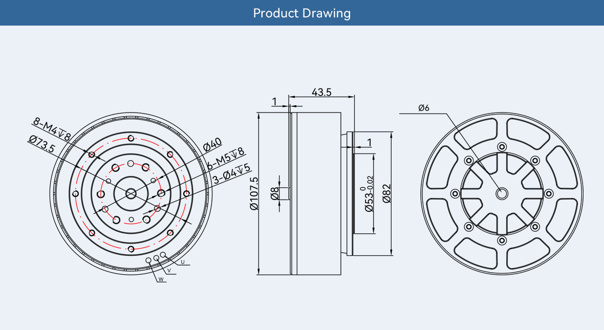 มอเตอร์แอคชูเอเตอร์สำหรับหุ่นย - Bldc Planetary Gear Motor 48V High Torque บทวิจารณ์และราคา